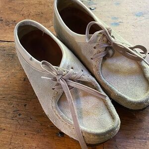 Men's Beige Suede Loafers